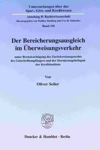 Der Bereicherungsausgleich Im Uberweisungsverkehr