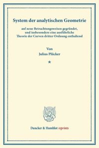 System Der Analytischen Geometrie,