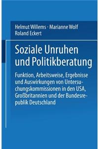 Soziale Unruhen Und Politikberatung