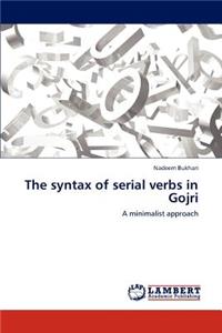 syntax of serial verbs in Gojri