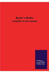 Byron´s Works