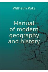 Manual of modern geography and history