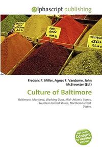 Culture of Baltimore