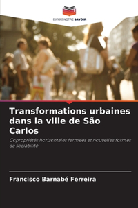 Transformations urbaines dans la ville de São Carlos