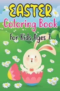 Easter Coloring Book For Kids Ages 7