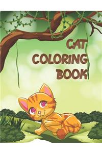 Cat Coloring Book: A Cat Coloring Book for cat lovers, Ages 2-4, 4-8 (49 pages 8.5" X 11")