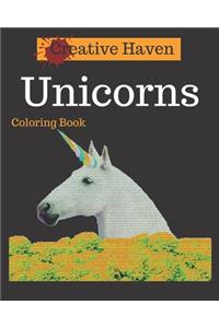 Creative Haven Unicorns Coloring Book