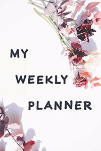 My Weekly Planner