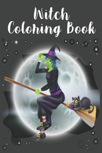 Witch Coloring Book