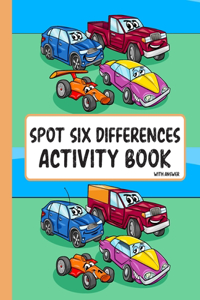 Spot Six Differences Activity Book With Answer