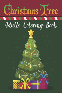 Christmas Tree Adults Coloring Book