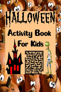 Halloween Activity Book For Kids