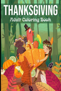 Thanksgiving Adult Coloring Book
