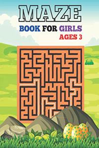 Maze Book For Girls Ages 3