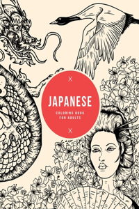 Japanese Coloring Book for Adults