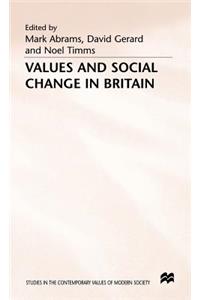 Values & Social Change in Britain