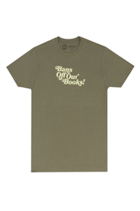 Bans Off Our Books (Green) Unisex T-Shirt Medium