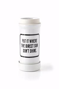 Put It Where the Direct Sun Don't Shine Planter W/ Drip Tray