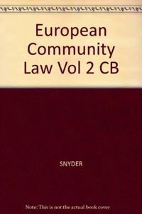 European Community Law (Vol. 2)