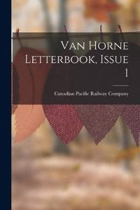 Van Horne Letterbook, Issue 1