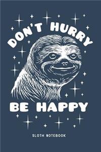 Funny Sloth Notebook