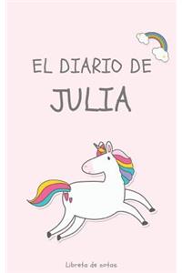 El Diario de Julia Libreta de Notas