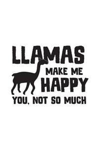 Llamas Make Me Happy You Not So Much