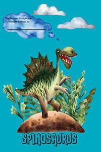 Spinosaurus Dinosaur Compostion Notebook