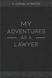My Adventures As A Lawyer