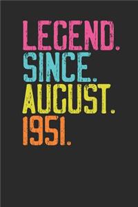 Legend Since August 1951