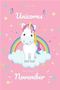 Unicorns Are Born in November