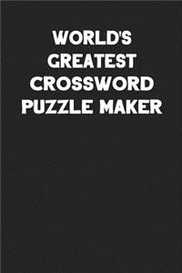 World's Greatest Crossword Puzzle Maker