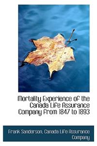 Mortality Experience of the Canada Life Assurance Company from 1847 to 1893