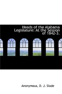 Heads of the Alabama Legislature