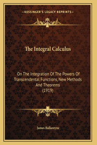 The Integral Calculus