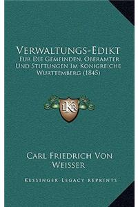 Verwaltungs-Edikt