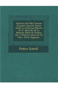 Historia Del Mas Famoso Escudero Sancho Panza