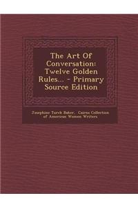 The Art of Conversation