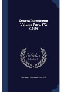 Genera Insectorum Volume Fasc. 172 (1919)