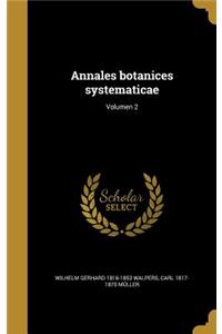 Annales Botanices Systematicae; Volumen 2