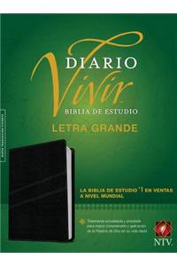 Biblia de Estudio del Diario Vivir Ntv, Letra Grande