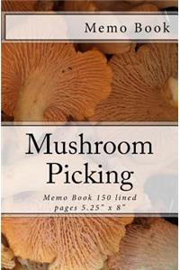 Mushroom Picking Memo Book