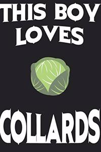 This Boy Loves COLLARDS Notebook