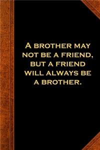 2020 Daily Planner Ben Franklin Quote Brother Friend Vintage Style 388 Pages