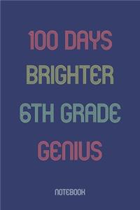 100 Days Brighter 6th Grade Genuis