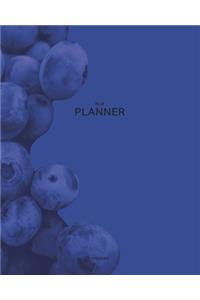 Undated Blue Planner