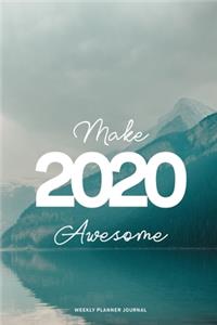 2020 Weekly Planner Diary Notebook