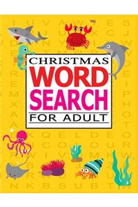 Christmas Word Search for Adult