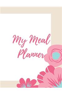 My meal planner - flowers