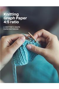 Knitting Graph Paper 4 5 ratio - A Knitter's Graph Paper Notebook: : A Knitting Journal with Graph Paper - 4:5 Ratio - 126 pages - Letter Format 8.5"x11"